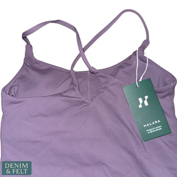 Halara SoftlyZero™ Plush Backless Active Dress Tulip Purple Size XS NEW/NWT! - Picture 10 of 13